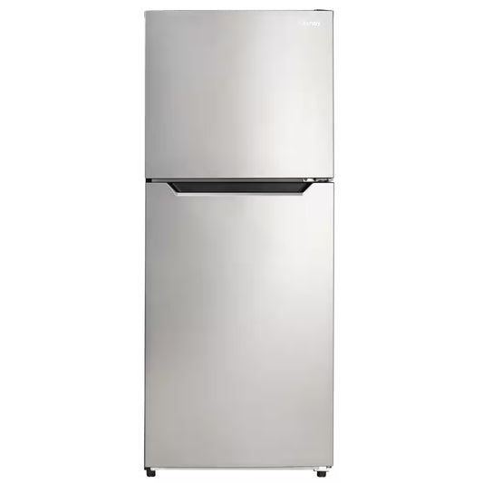 10.1 Cu. Ft. Top Freezer Refrigerator in Stainless Steel, Counter Depth